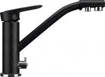 Смеситель для кухонной мойки Ulgran U-010 черный — 