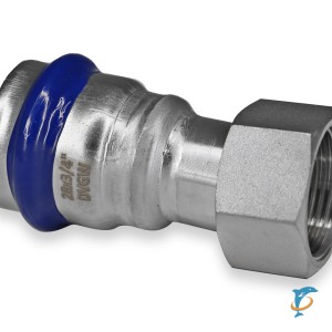 Муфта с накидной гайкой для нержавеющей трубы Millennium 42х11/2 (NGPN4240)