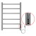 Полотенцесушитель электрический AZARIO PARMA 400/600 6 секций, диммер справа, хром (AZ10846)