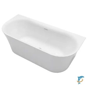 Ванна акриловая Azario ENGELS 1800x750x580 пристенная, в комплекте с сифоном и металлической рамой (ENG18075)  (ENG18075)