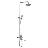 Душевая система HAIBA HB24801 тропический душ, нержавеющая сталь — 