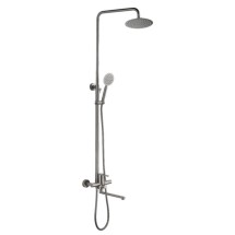 Душевая система HAIBA HB24801 тропический душ, нержавеющая сталь — 