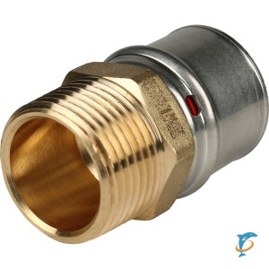 Stout Переходник с наружной резьбой 1"х32 для металлопластиковых труб прессовой  (SFP-0001-000132)