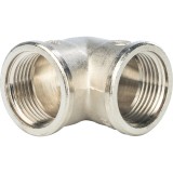 Stout Угольник ВВ никелированный 1&quot; — 