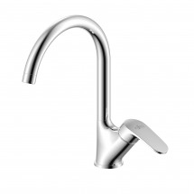 Смеситель Rossinka RS45-23 для кухни с поворотным изливом — 