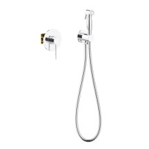 Смеситель встроенный с гигиеническим душем Timo Saona 2389/00SM хром — 