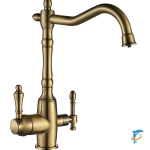 Смеситель для кухонной мойки Ulgran U-018 бронзовый (U-018 Бронза)