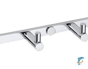 Крючок на планке Sapho X-Round XR206, хром  (XR206)