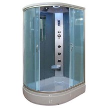 Душевая кабина River DUNAY 120/80/24 R MT — закрытая кабина;правосторонняя;
Ограждение	полностенное;
Форма	нестандартная;

Конструкция дверей	раздвижные;
Габариты (ШхВхД)	80x210x120 см
