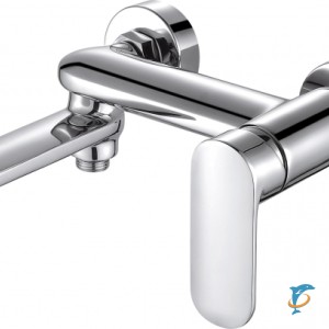 Смеситель для ванны c коротким изливом Bravat Opal  (F6125183CP-01-RUS)