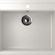Односекционная мойка с отверстием под смеситель ULGRAN U-104 молочный  (U-104-341)