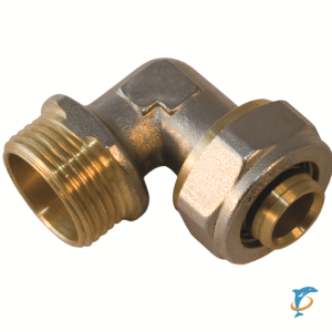 Угольник Мillennium винтовой 20-3/4 нар.рез.  (MUM3420)