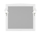 Зеркало ValenHouse Эллина 105 белое, фурнитура хром — 