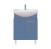 Мебель для ванной Misty Джулия 75 с зеркало-шкафом подвесная синяя