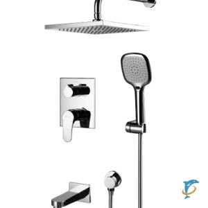 Смеситель встраиваемый Lemark Shift LM4322C для ванны и душа, встраиваемый  (LM4322C)