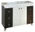 Мебель для ванной Misty Олимпия 105 с 6-ю ящиками венге/белая с зеркало со шкафом