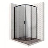 Душевое ограждение Ambassador Queen 11011202Black (1000x1000x2000) — 