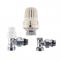 Комплект угловой термостатический VALTEC VT.045.NER  1/2 с переходом на «евроконус»  — 