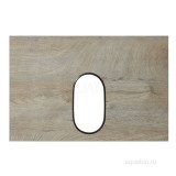 Столешница под раковину Aquaton Лофт Фабрик 65 дуб эндгрейн — 