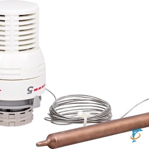 Термоголовка термостатическая TIM М304А с погружным датчиком  (М304А)