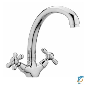 Смеситель для кухни HAIBA HB4325 латунь, хром (HB4325)