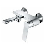 Смеситель для ванны HAIBA HB60572 короткий излив , латунь, хром &mdash; 