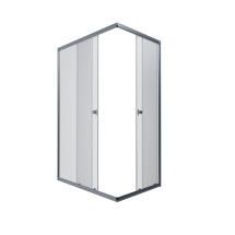 Душевая ширма Тритон Вента-Хром 100х80 — 