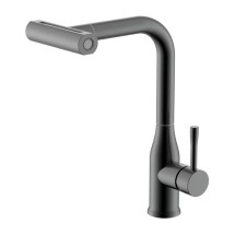 Смеситель для кухни с мультифункциональным изливом Splenka S206.49.09, графит &mdash; 