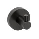 Крючок одинарный Sapho X-Round Black XB200, чёрный  (XB200)