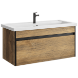 Тумба для комплекта Aqwella Urban 100 подвесная дуб балтийский &mdash; 