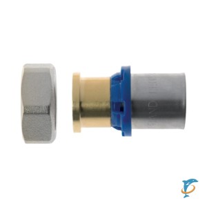 Переходник с накидной гайкой Prandelli Multyrama профиль H,TH,U 16х2,0х1/2 (509.15.51.6)