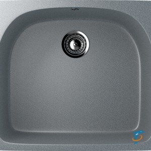 Односекционная реверсивная мойка ULGRAN U-408 темно-серый (U-408-309)
