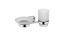 Мыльница с подстаканником Fixsen KVADRO FX-61306+08 — 