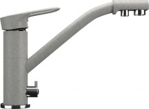 Смеситель для кухонной мойки Ulgran U-010 серый — 