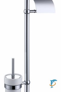 Напольный держатель для туалетной бумаги и ёршика KAISER KH-2610 хром (KH-2610)