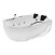 Ванна акриловая Loranto 1200х1700х650 с гидромассажем, правосторонняя, для двух персон (CS-806RN)