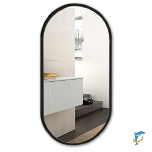 Зеркало AZARIO Виола-лофт 500х1000 c подсветкой и диммером, сенсор выкл, рама пластик (LED-00002430)  (LED-00002430)