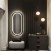 Зеркало AZARIO Виола-лофт 500х1000 c подсветкой и диммером, сенсор выкл, рама пластик (LED-00002430)