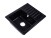 Мойка Rossinka RS56-46SW-Black  для кухни из исскуственного камня квадратная, с крылом, реверсивная, с сифоном
