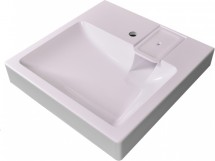 Раковина Stella Polar Солярис 60х60 для установки над стиральной машиной, цвет белый — 