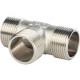Тройник STOUT  3/4 НН никелированный  (SFT-0018-343434)