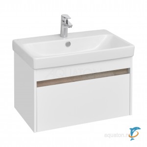 Тумба с раковиной Aquaton Марти 70 ясень шимо  (1A267501MY010 + Aquaton_1WH501628)
