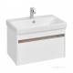 Тумба с раковиной Aquaton Марти 70 ясень шимо  (1A267501MY010 + Aquaton_1WH501628)