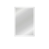 Зеркальный шкаф Style Line Квартет СС-00002425, 60 х 80 см, левый, с LED-подсветкой и сенсорным выключателем, белый &mdash; Пенал подвесной универсальный Даймонд Люкс 30 белый СС-00000484