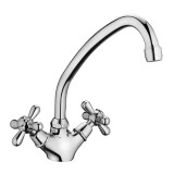 Смеситель для кухни HAIBA HB4125 латунь, хром &mdash; 