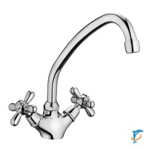 Смеситель для кухни HAIBA HB4125 латунь, хром (HB4125)