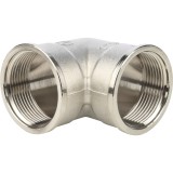 Stout Угольник ВВ никелированный 1"1/2 &mdash; 