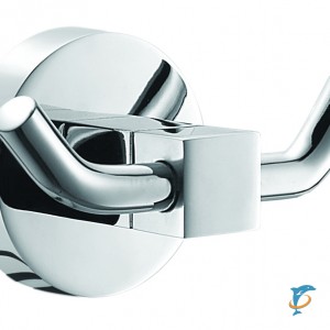 Крючок двойной AZARIO NESSY AZ-73105 хром  (AZ-73105)