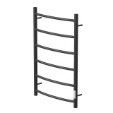 Полотенцесушитель электрический Point Афина PN04858B П6 500x800 диммер справа, чёрный — 