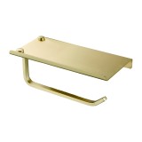 Держатель для туалетной бумаги HAIBA HB330-5, золото — 